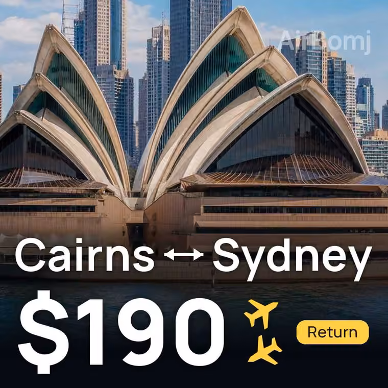 Cairns → Sydney for $190