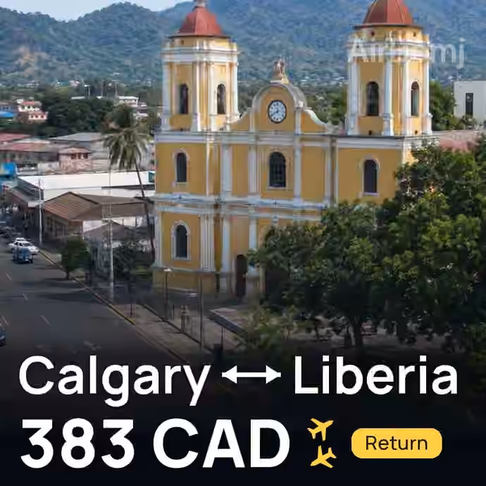 Calgary → Liberia for 383 CAD