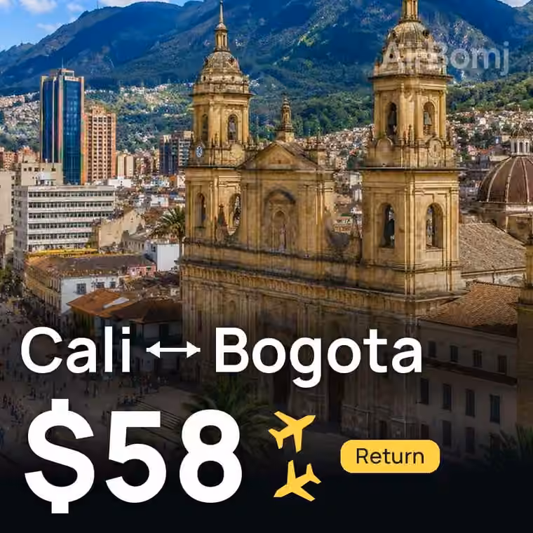 Cali → Bogota for $58