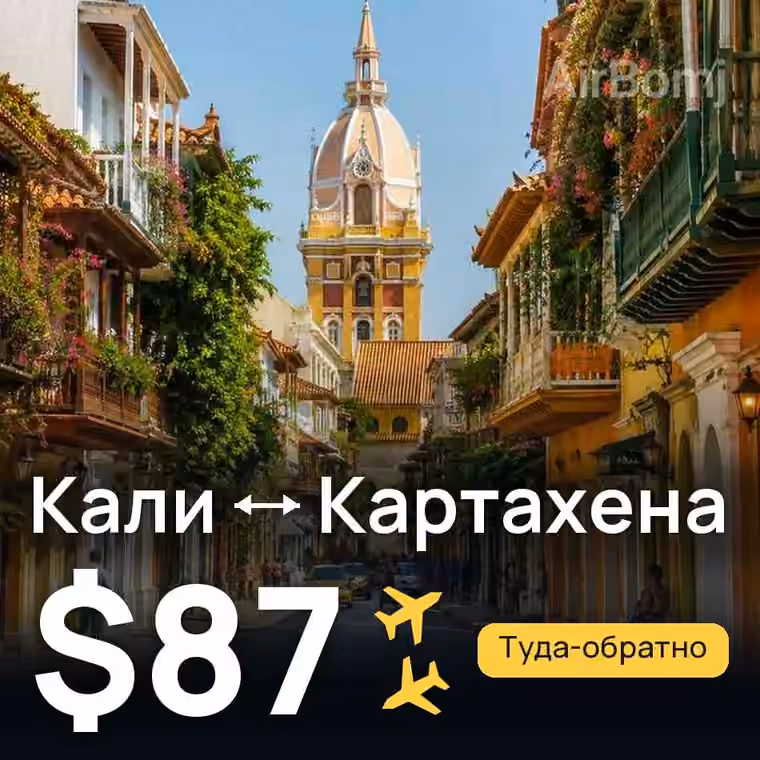 Кали → Картахена за $87