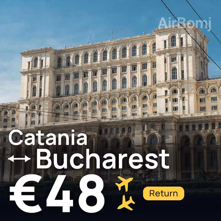 Catania → Bucharest for €48
