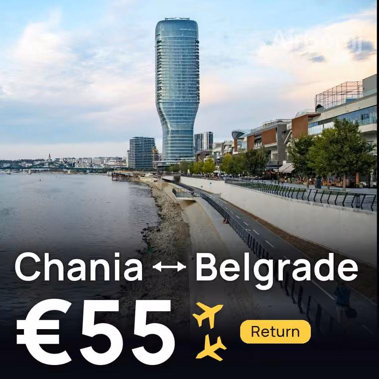 Chania → Belgrade for €55