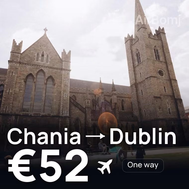 Chania → Dublin for €52