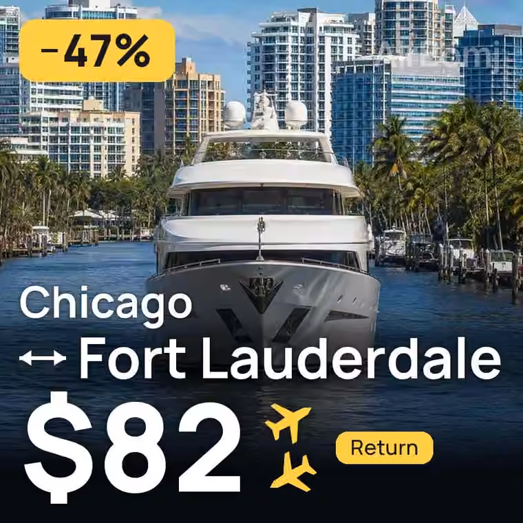 Chicago → Fort Lauderdale for $82