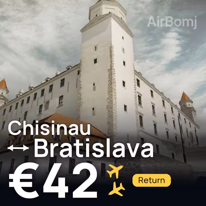 Chisinau → Bratislava for €42
