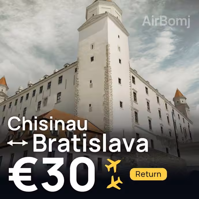 Chisinau → Bratislava for €30