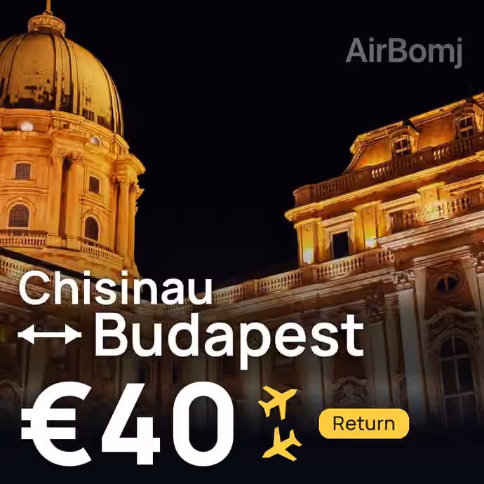 Chisinau → Budapest for €40