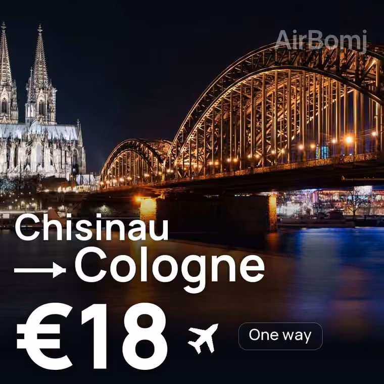 Chisinau → Cologne for €18
