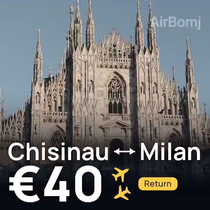 Chisinau → Milan for €40
