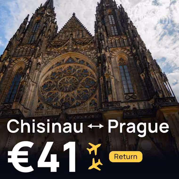 Chisinau → Prague for €41
