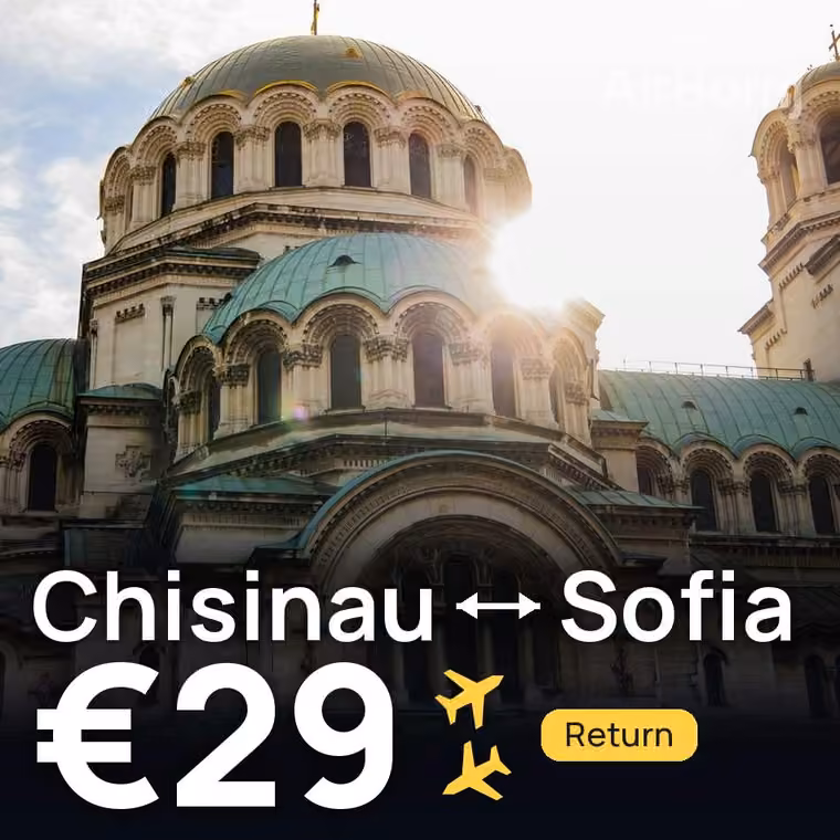 Chisinau → Sofia for €29