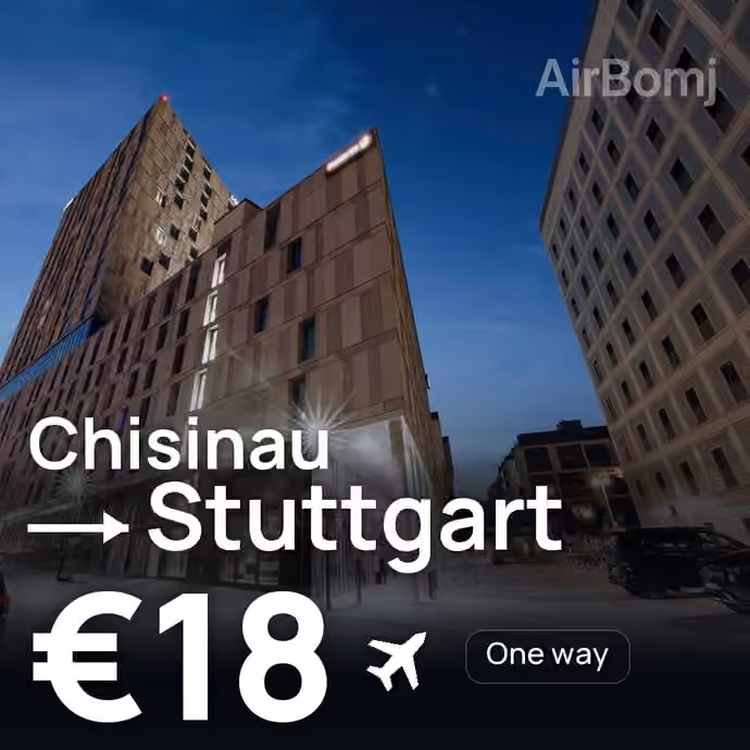 Chisinau → Stuttgart for €18