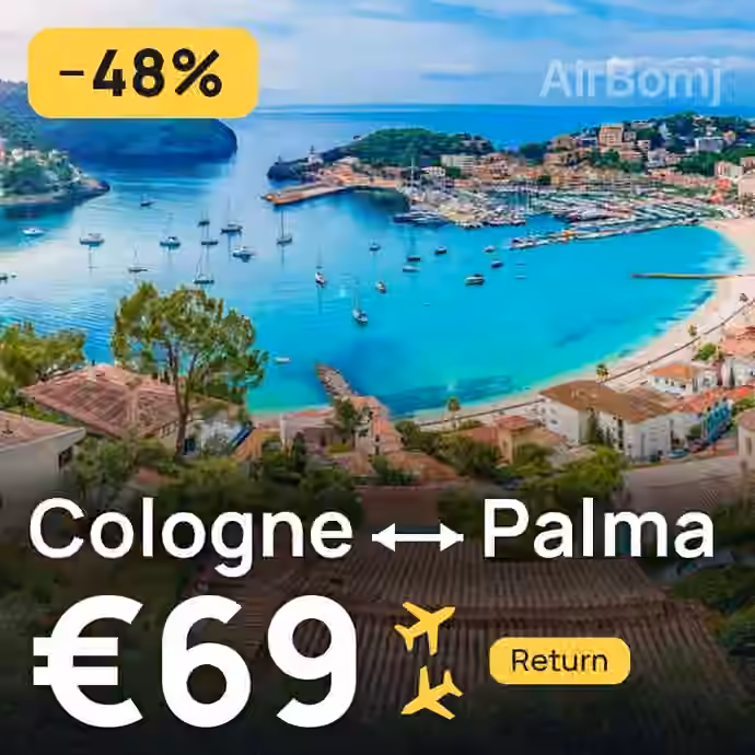 Cologne → Palma for €69