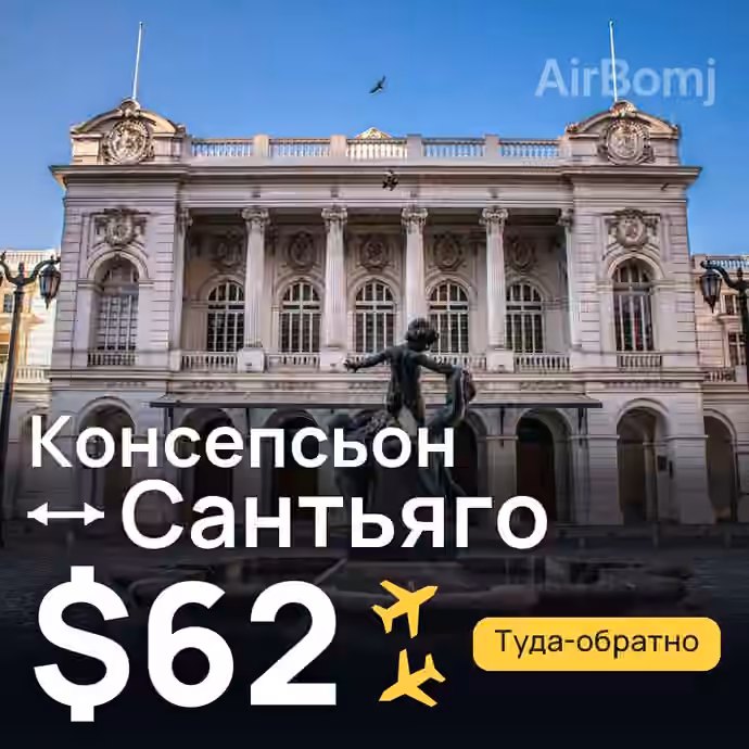 Консепсьон → Сантьяго за $62