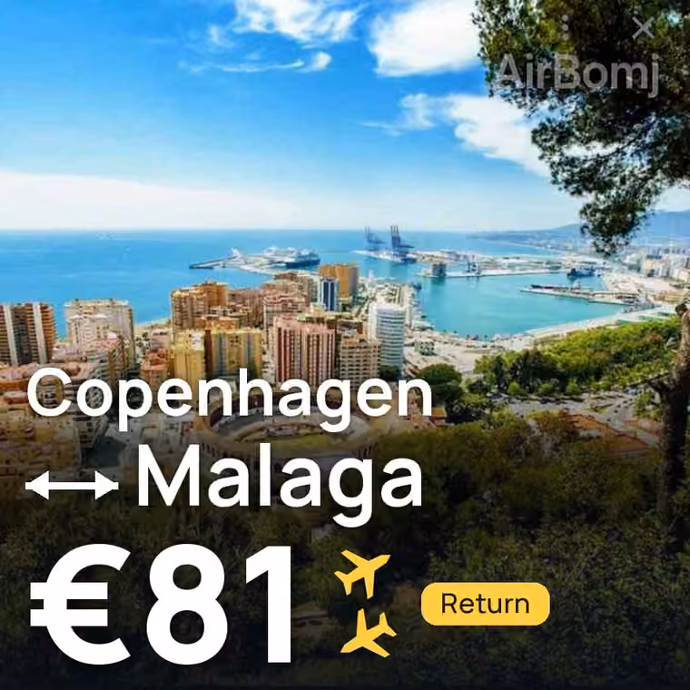 Copenhagen → Malaga for €81