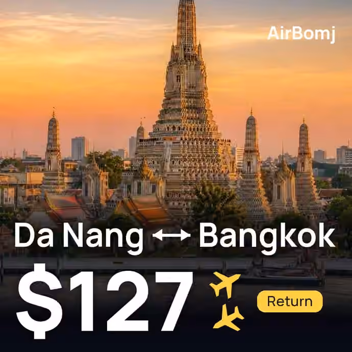 Da Nang → Bangkok for $127