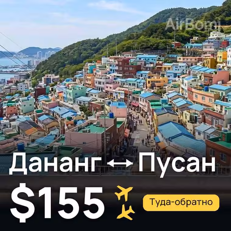 Дананг → Пусан за $167
