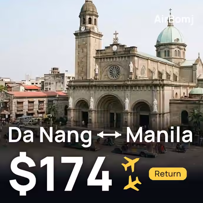 Da Nang → Manila for $174