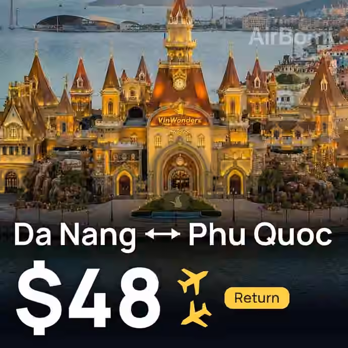 Da Nang → Phu Quoc for $48