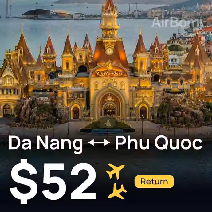 Da Nang → Phu Quoc for $52