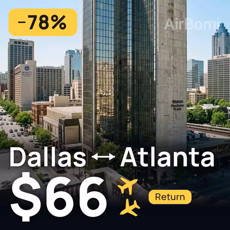 Dallas → Atlanta for $79