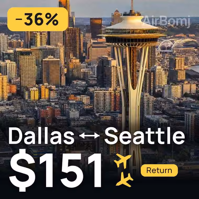 Dallas → Seattle for $151