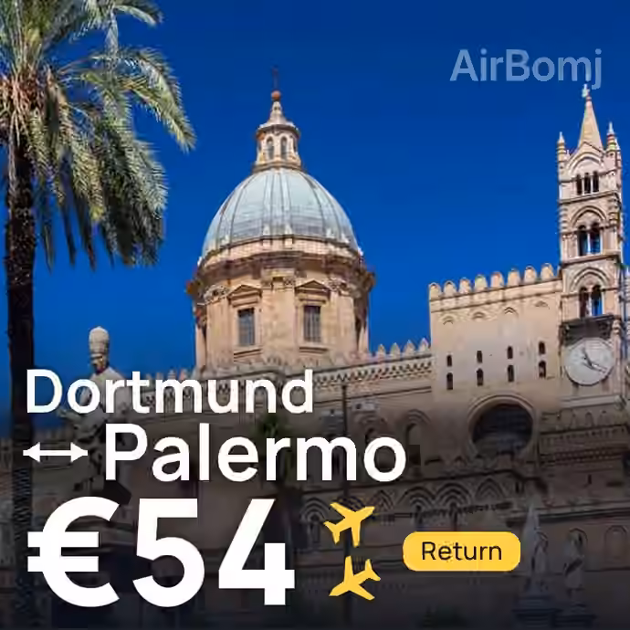 Dortmund → Palermo for €54