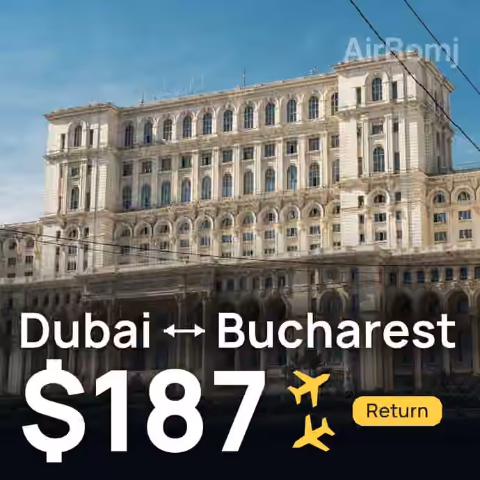 Dubai → Bucharest for $187
