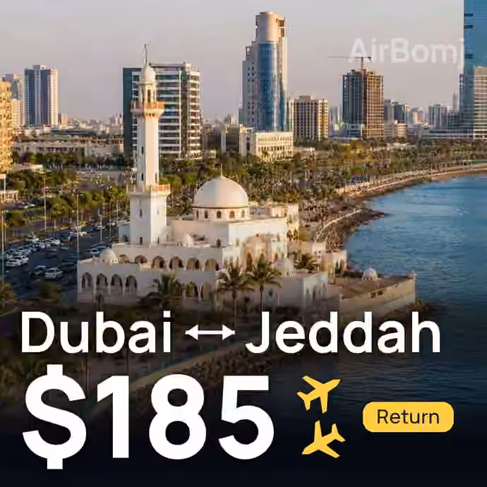 Dubai → Jeddah for $185