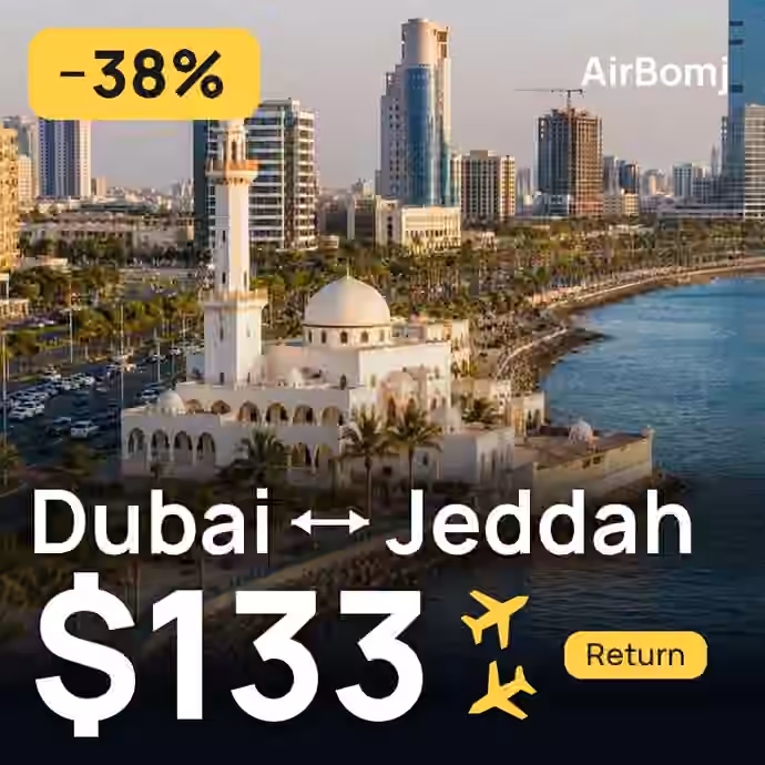 Dubai → Jeddah for $133