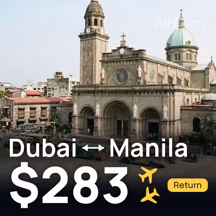 Dubai → Manila for $283