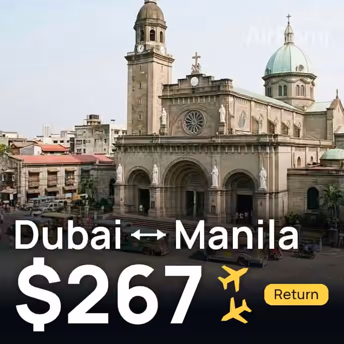 Dubai → Manila for $267