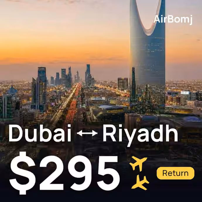 Dubai → Riyadh for €259