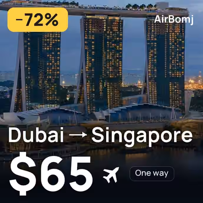 Dubai → Singapore for $65
