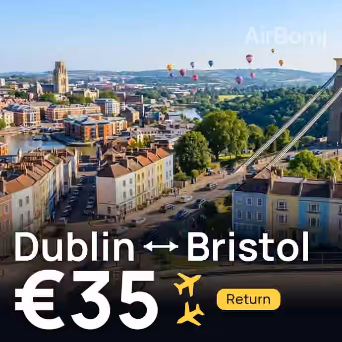 Dublin → Bristol for €35