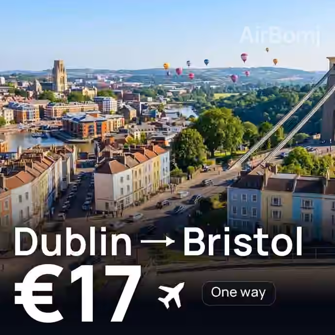 Dublin → Bristol for €17