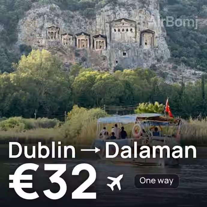 Dublin → Dalaman for €32