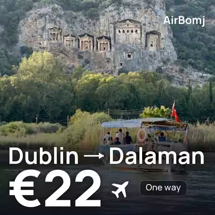 Dublin → Dalaman for €22