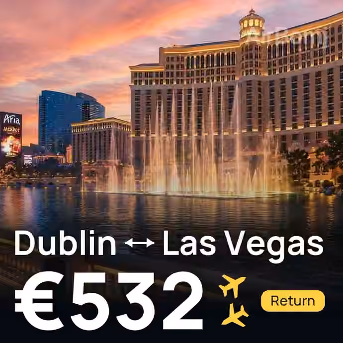 Dublin → Las Vegas for €532