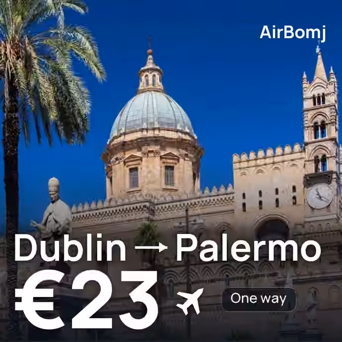 Dublin → Palermo for €23