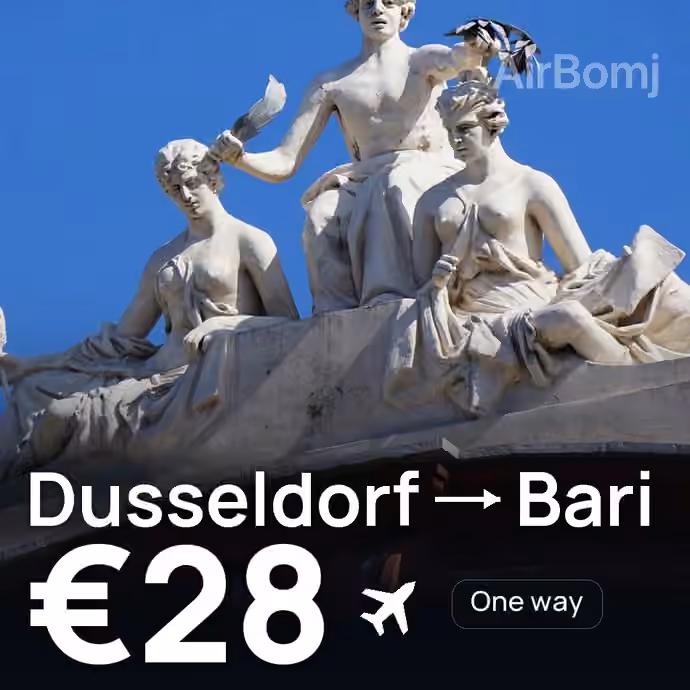 Dusseldorf → Bari for €28