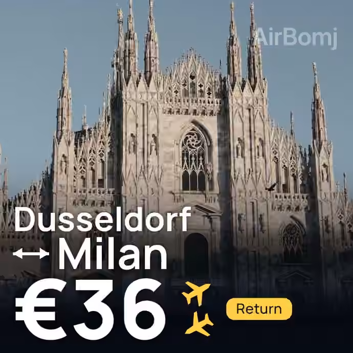 Dusseldorf → Milan for €36