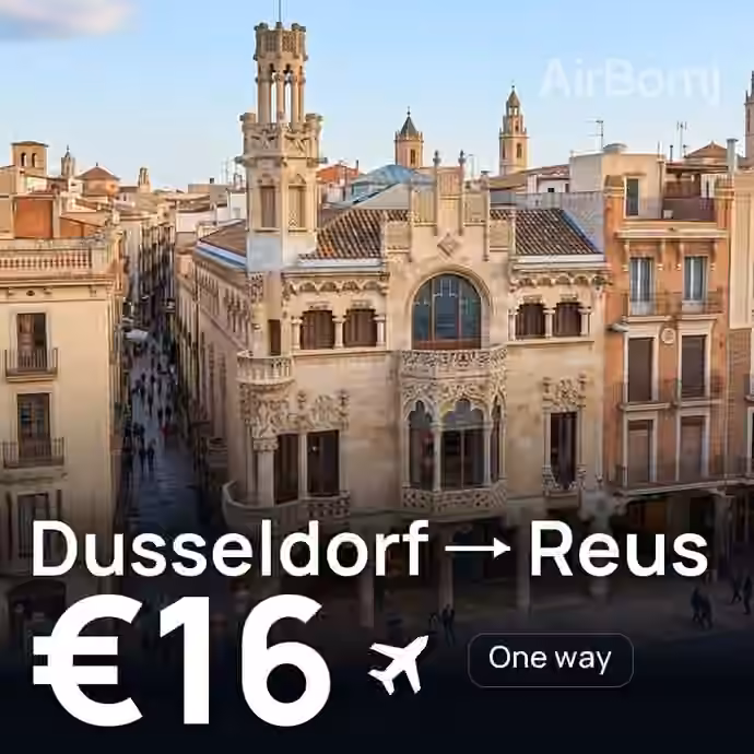Dusseldorf → Reus for €16