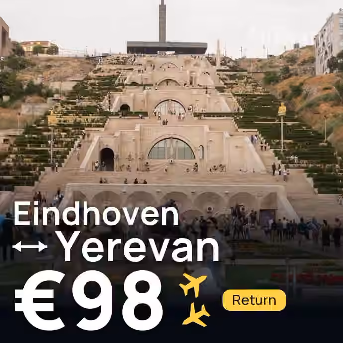 Eindhoven → Yerevan for €98