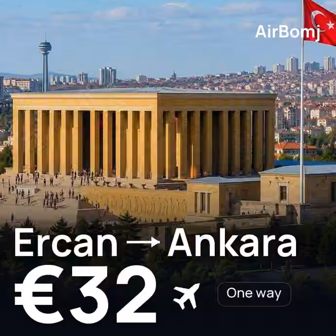Ercan → Ankara for €32