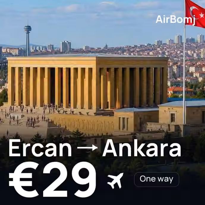 Ercan → Ankara for €29