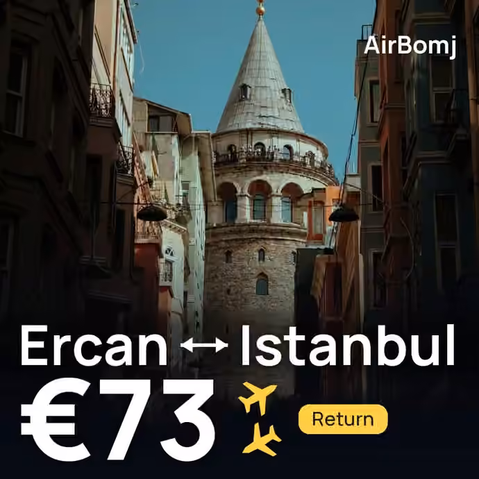 Ercan → Istanbul for €73