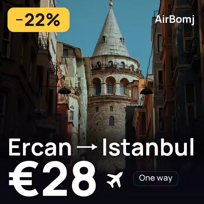 Ercan → Istanbul for €28