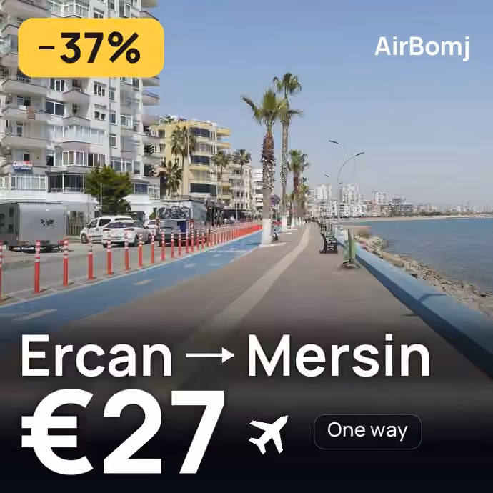 Ercan → Mersin for €27