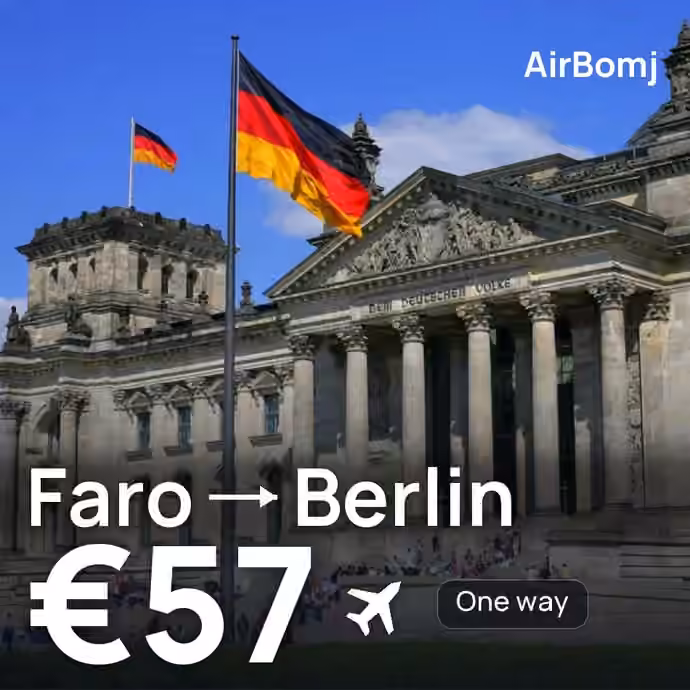 Faro → Berlin for €57